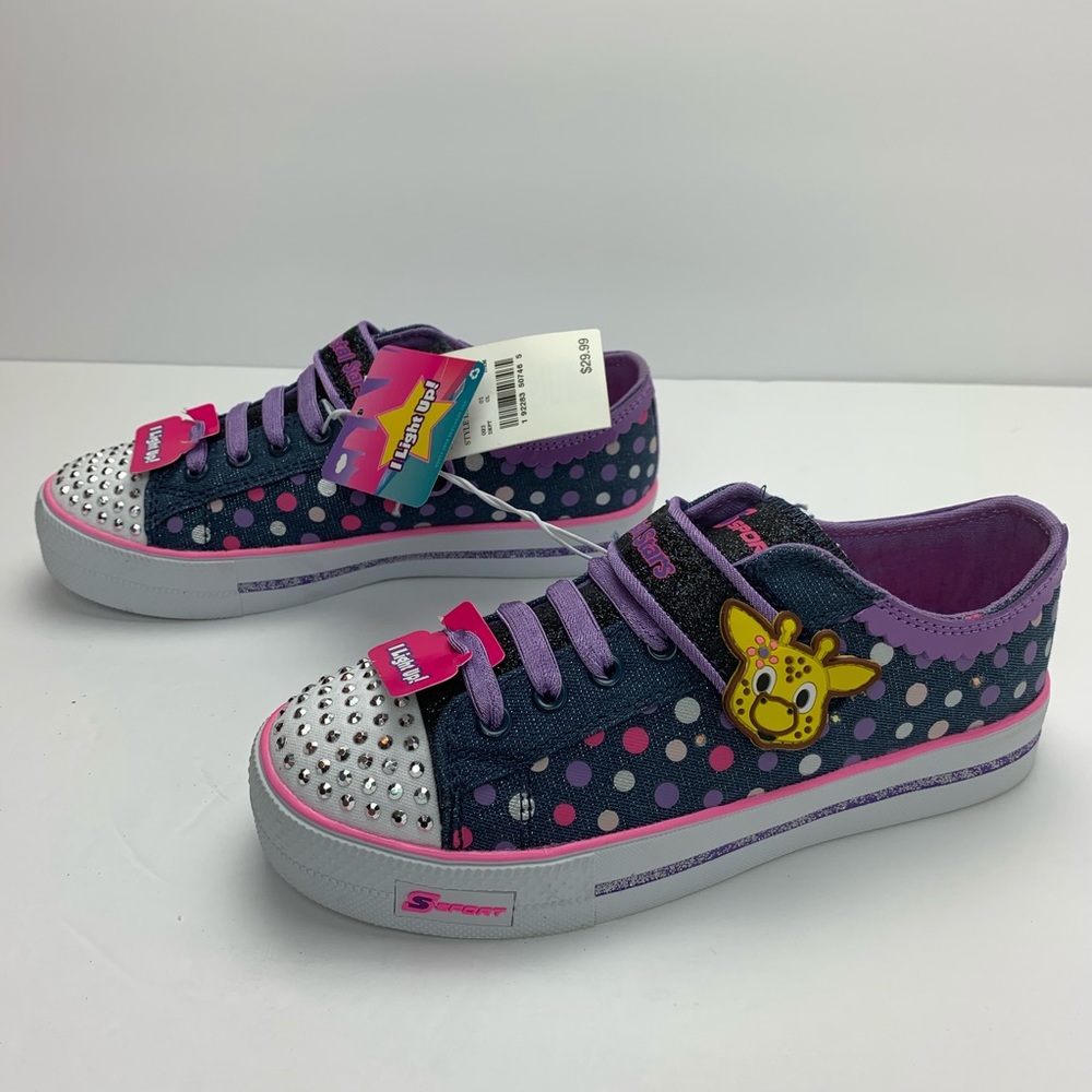 Glimmer Stars Light Up Lyrin Sparkle Shoes 2 - Picture 3 of 7